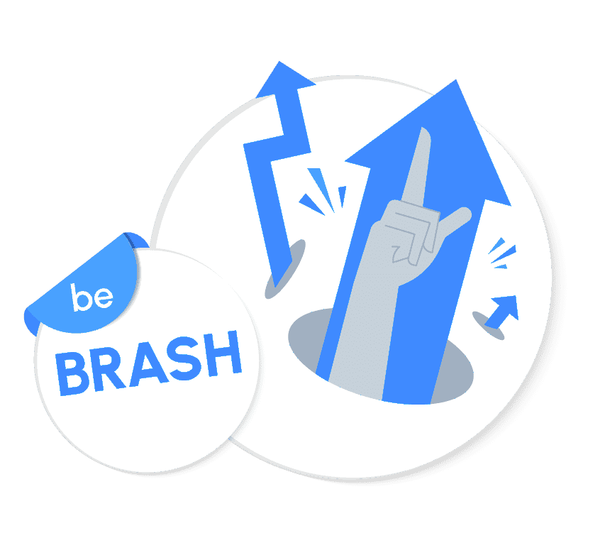 Be Brash illustration representing business process automation, workflow efficiency and organisational growth.