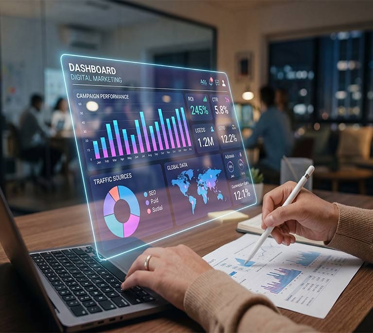 User experience and interface design elements being optimised to improve website conversion rates and user engagement.