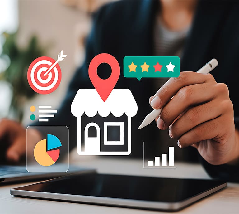 Google Business Profile optimisation to improve local search visibility, customer engagement and Google Maps performance.