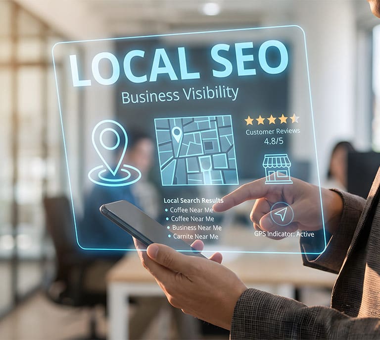 Local reputation management focused on customer reviews, trust signals and improved local search performance.