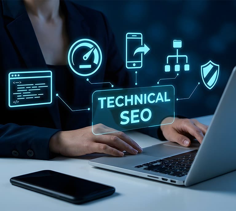 Technical SEO audit focused on website performance, crawlability, indexing and search engine accessibility.