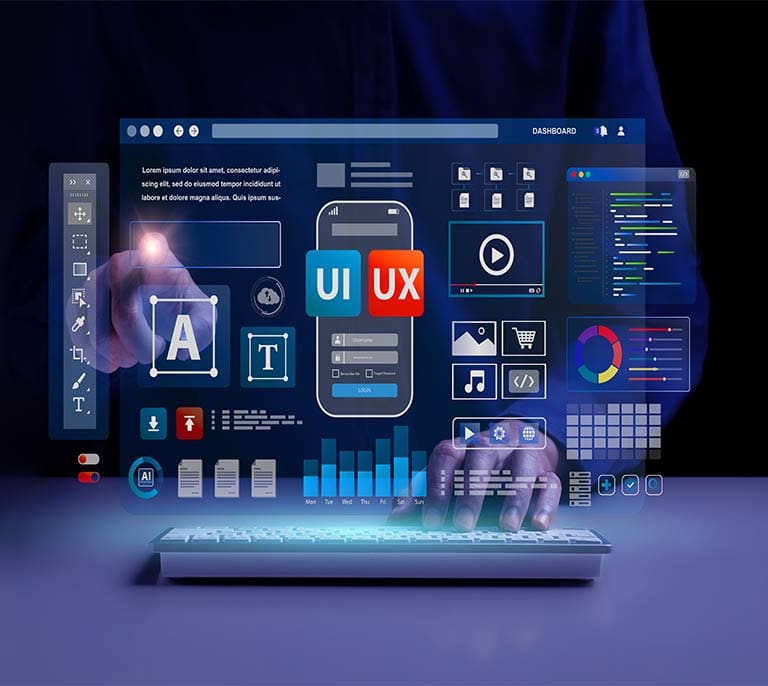 Digital analytics dashboard displaying website traffic, engagement metrics and user behaviour data.